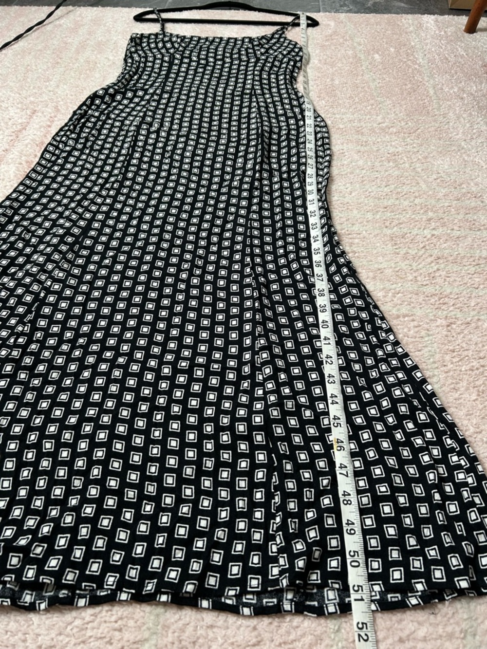 Reformation Liya Black and White Geometric Slip Midi Dress Size 10 Summer Event - Picture 10 of 12